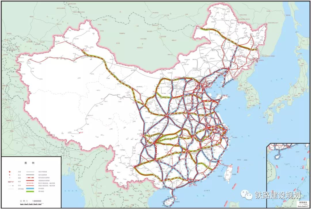 八纵八横铁路图最新布局，开启中国铁路交通网络新篇章